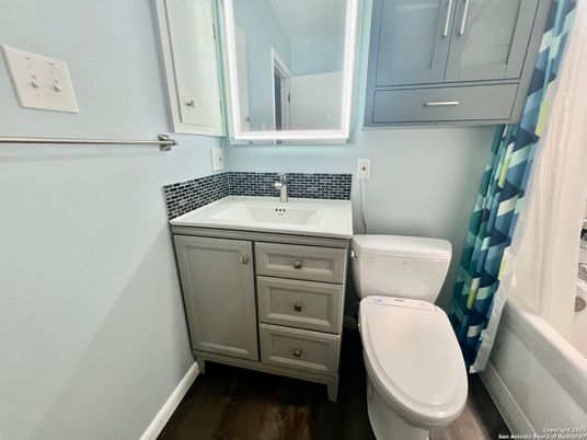 Bathroom, Interior, Wood Texture Flooring