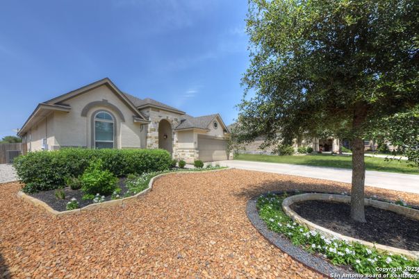 Attached, Backyard, Exterior, Facade, Mediterranean