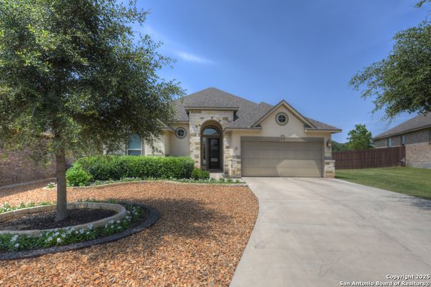 Attached, Backyard, Exterior, Facade, Mediterranean