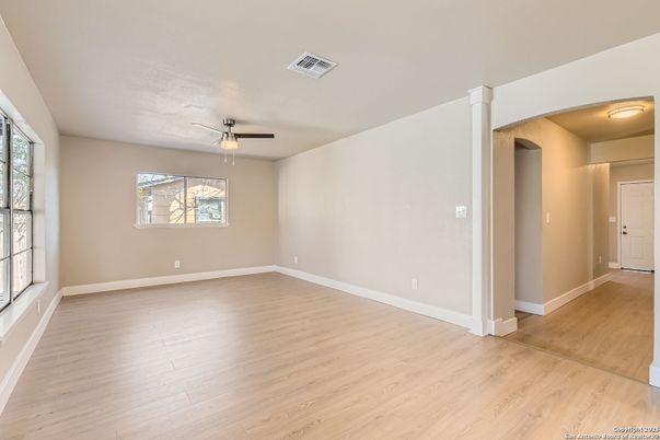 Empty room, Interior, Wood Texture Flooring