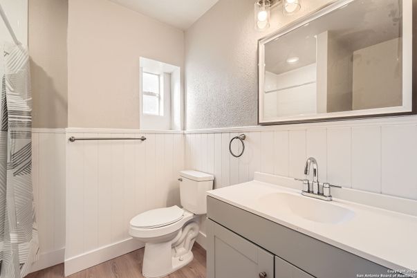 Bathroom, Interior, Wood Texture Flooring
