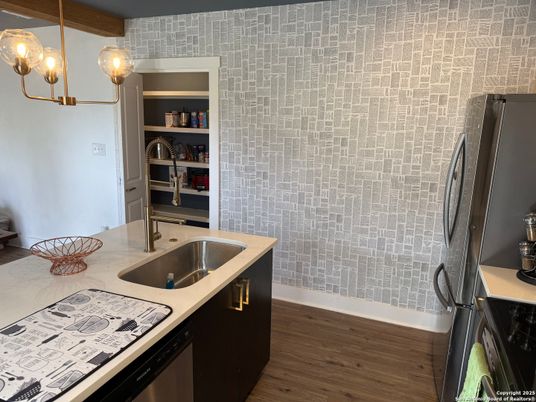 Interior, Kitchen, Wood Texture Flooring