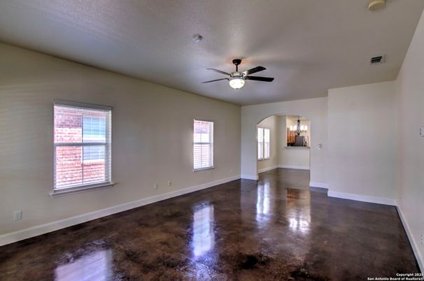 Chandelier, Empty room, Interior