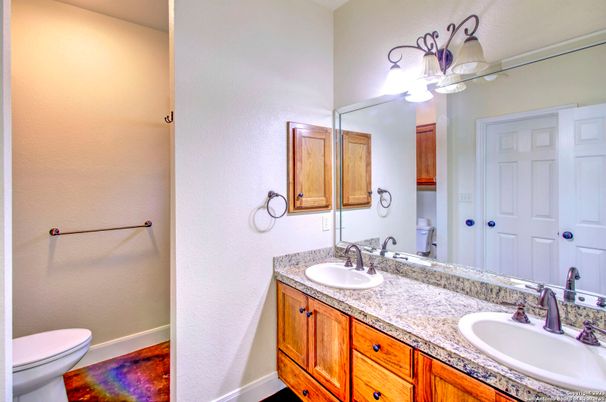 Bathroom, Dual Sink Vanities, Interior, Wood Texture Flooring