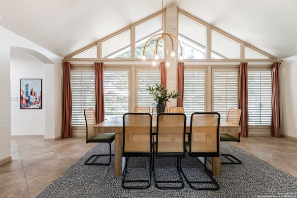 Dining room, Interior, Pendant Lights