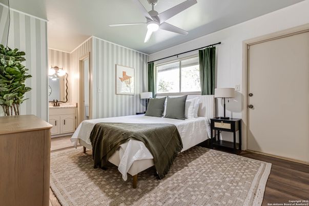 Bedroom, Interior, Wood Texture Flooring