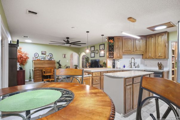 Interior, Kitchen, Pendant Lights, Recessed Lighting