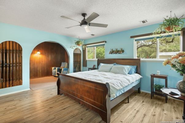 Bedroom, Interior, Wood Texture Flooring