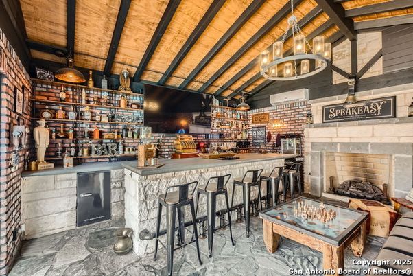 Fireplace, Interior, Stone Walls, Wooden Beams, Wooden Ceilings