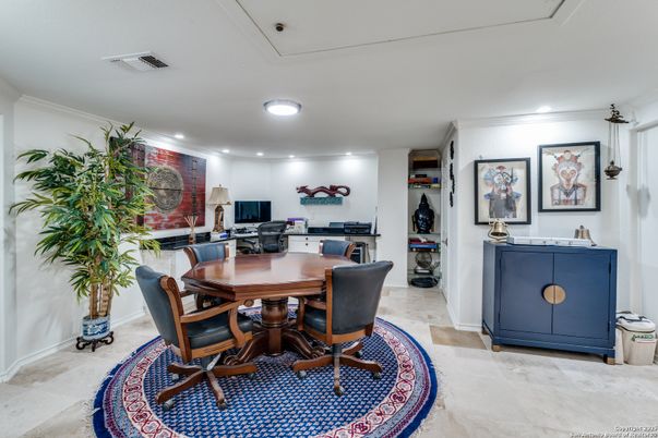 Home Office, Interior, Recessed Lighting