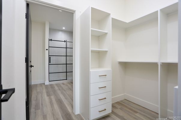 Interior, Recessed Lighting, Walk-in Closets, Wood Texture Flooring