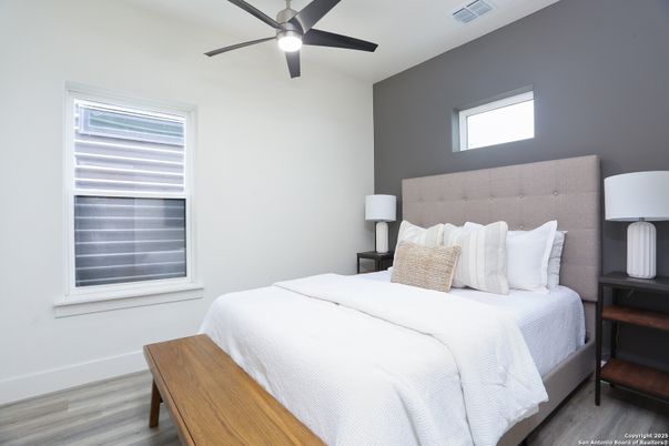 Bedroom, Interior, Wood Texture Flooring