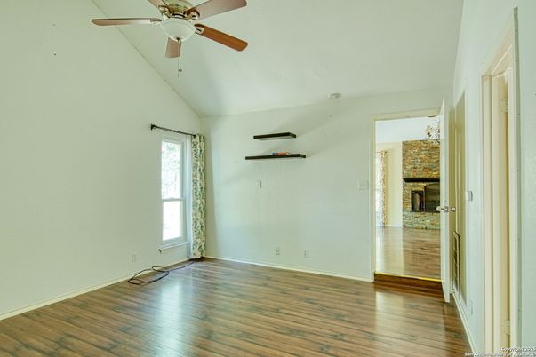 Empty room, Fireplace, Interior, Wood Texture Flooring