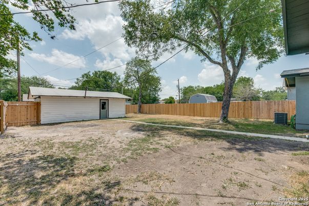 Backyard, Detached Garage, Exterior