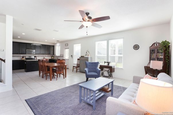 Dining room, Interior, Kitchen, Living room, Pendant Lights, Recessed Lighting