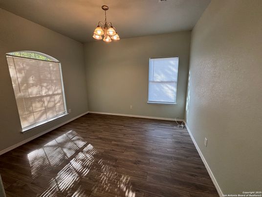 Chandelier, Empty room, Interior, Wood Texture Flooring