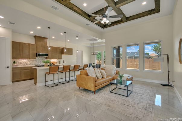 Interior, Kitchen, Living room, Pendant Lights, Recessed Lighting