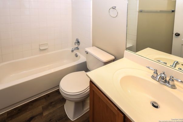 Bathroom, Interior, Wood Texture Flooring