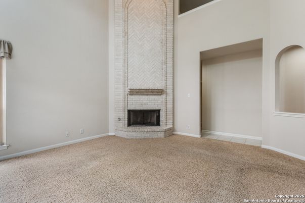 Empty room, Fireplace, Interior