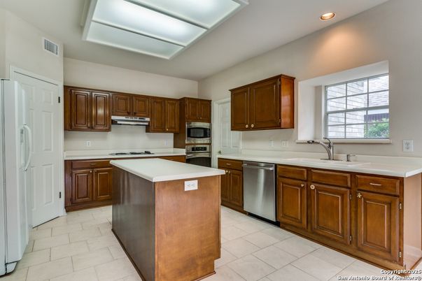 Interior, Kitchen, Recessed Lighting, Stainless Steel Appliances