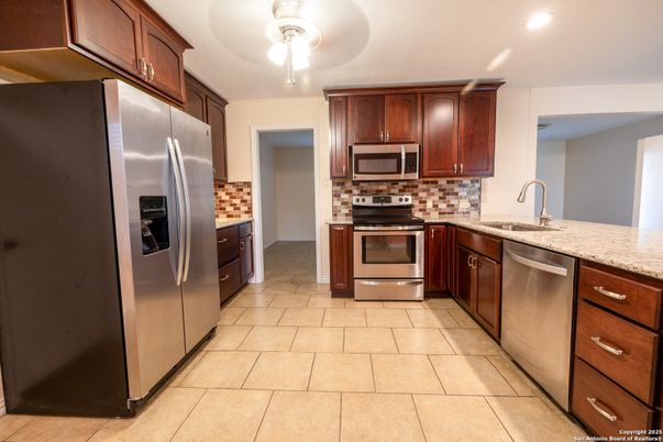Interior, Kitchen, Recessed Lighting, Stainless Steel Appliances