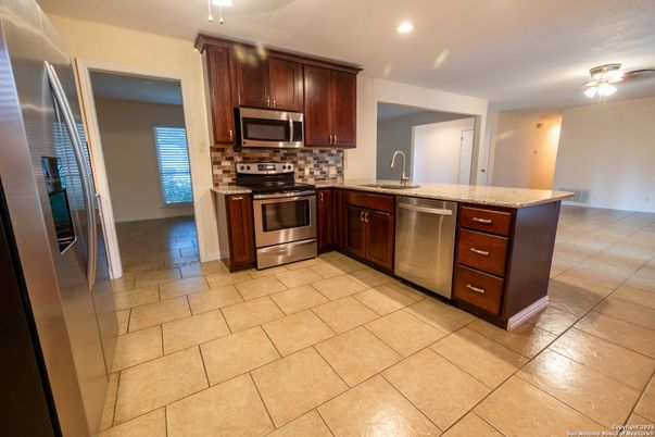 Interior, Kitchen, Recessed Lighting, Stainless Steel Appliances