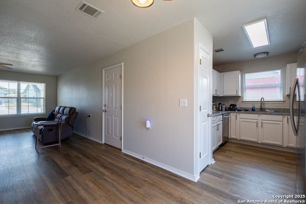 Interior, Kitchen, Wood Texture Flooring