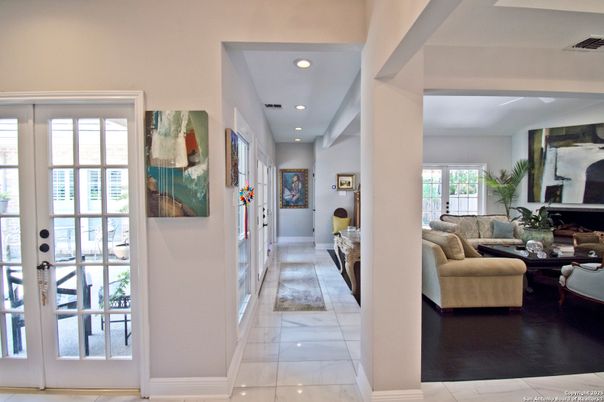 Interior, Living room, Marble, Recessed Lighting