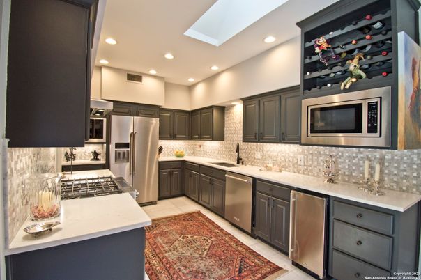 Interior, Kitchen, Recessed Lighting, Stainless Steel Appliances