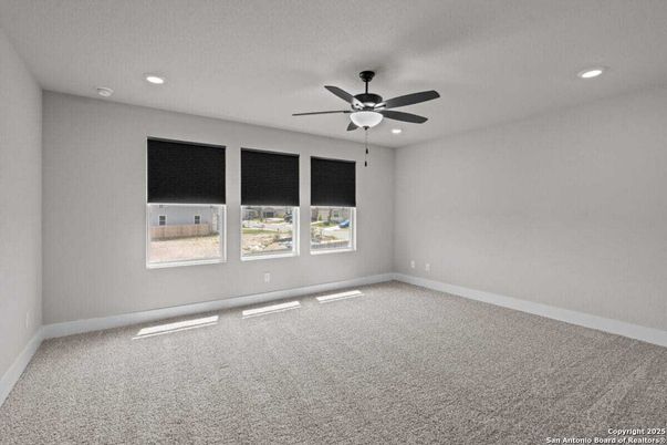 Empty room, Interior, Recessed Lighting