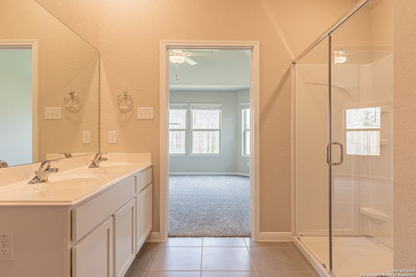 Bathroom, Glass Shower, Interior