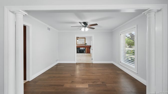 Empty room, Interior, Wood Texture Flooring