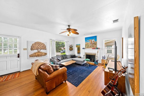 Fireplace, Interior, Living room, Wood Texture Flooring