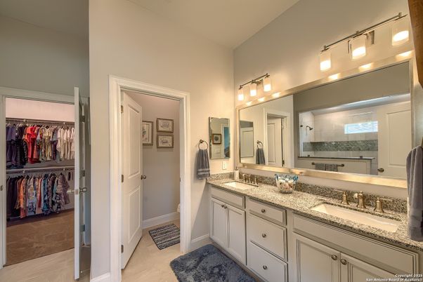 Bathroom, Dual Sink Vanities, Interior, Walk-in Closets