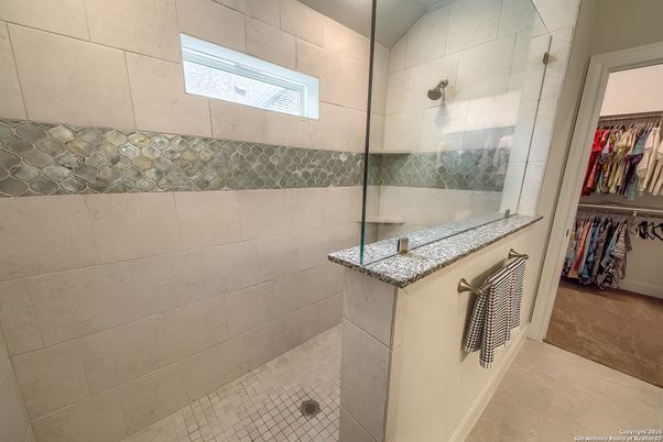 Bathroom, Glass Shower, Interior, Walk-in Closets