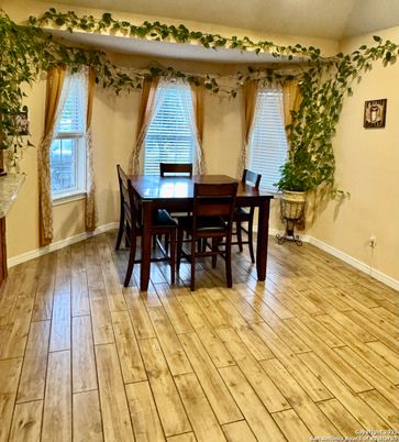 Dining room, Interior, Wood Texture Flooring