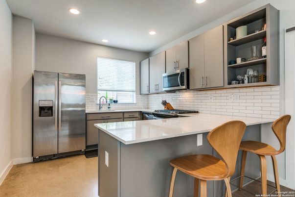Interior, Kitchen, Recessed Lighting, Stainless Steel Appliances