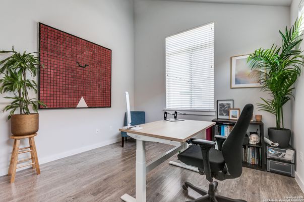 Home Office, Interior, Wood Texture Flooring