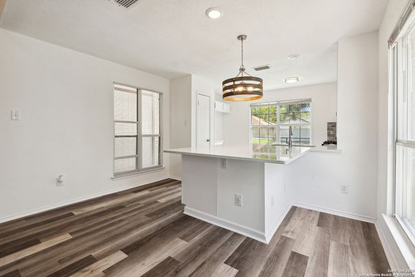 Interior, Pendant Lights, Recessed Lighting, Wood Texture Flooring