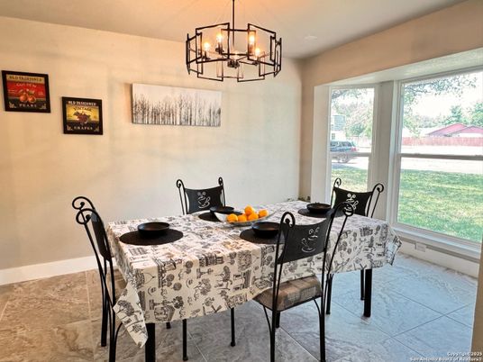Chandelier, Dining room, Interior