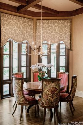 Dining room, Interior, Wooden Beams, Wood Texture Flooring