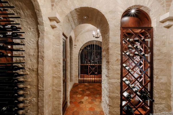 Interior, Stone Walls, Wine Storage