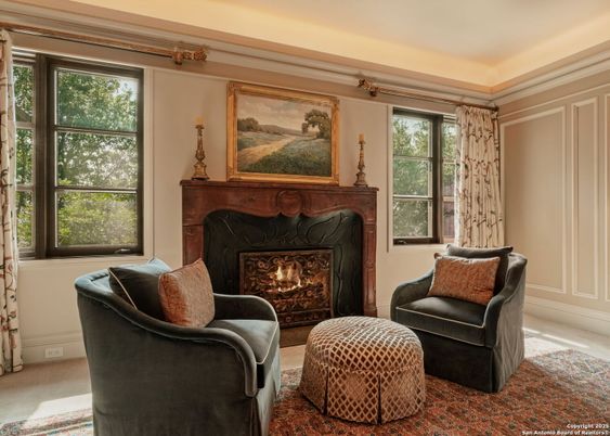 Fireplace, Interior, Living room