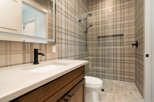Bathroom, Glass Shower, Interior