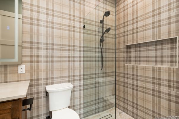 Bathroom, Glass Shower, Interior