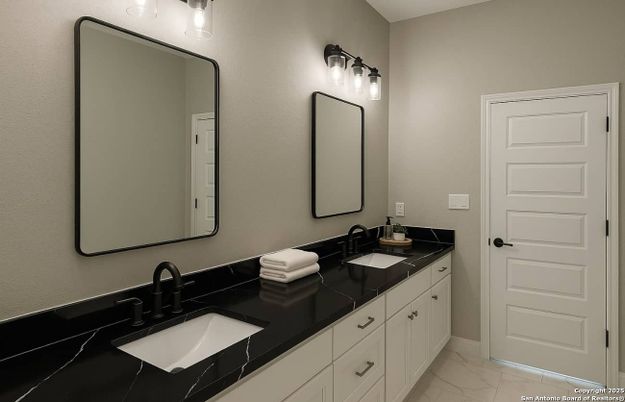 Bathroom, Dual Sink Vanities, Interior, Marble