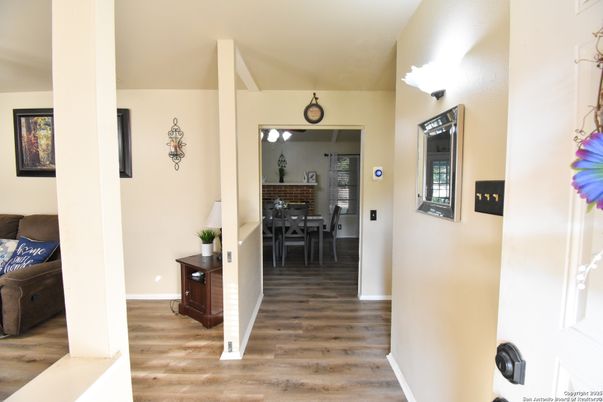 Dining room, Interior, Wood Texture Flooring