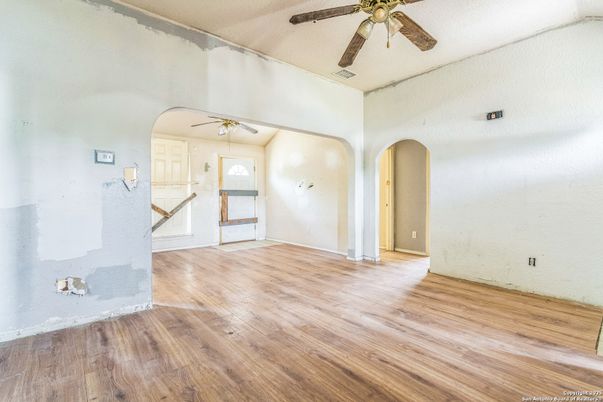 Empty room, Interior, Wood Texture Flooring