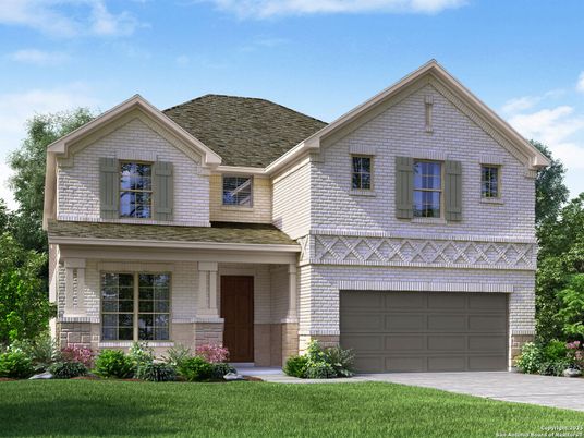 Attached, Exterior, Facade, Brick Traditional