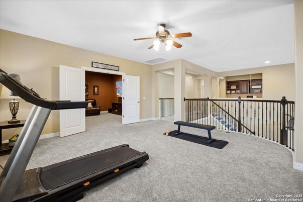 Fitness Equipment, Interior, Recessed Lighting